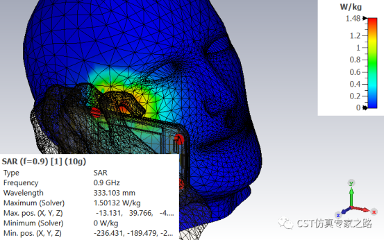 cst软件如何用e场计算loss损耗密度 --- sar计算加速技巧