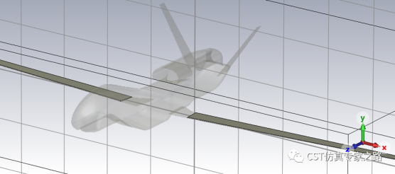 cst的uav无人机rcs --- 双站, tlm求解器，各向异性thin panel，碳纤维复合材料cfrp
