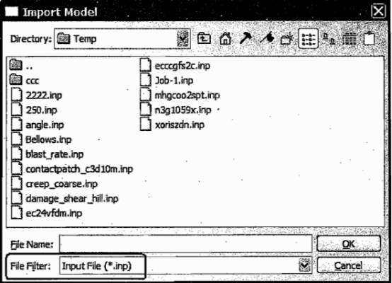 如何将inp文件导入abaqus/cae?