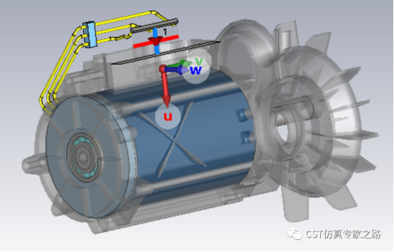 cst电动车emc仿真（一）——电机的3d建模